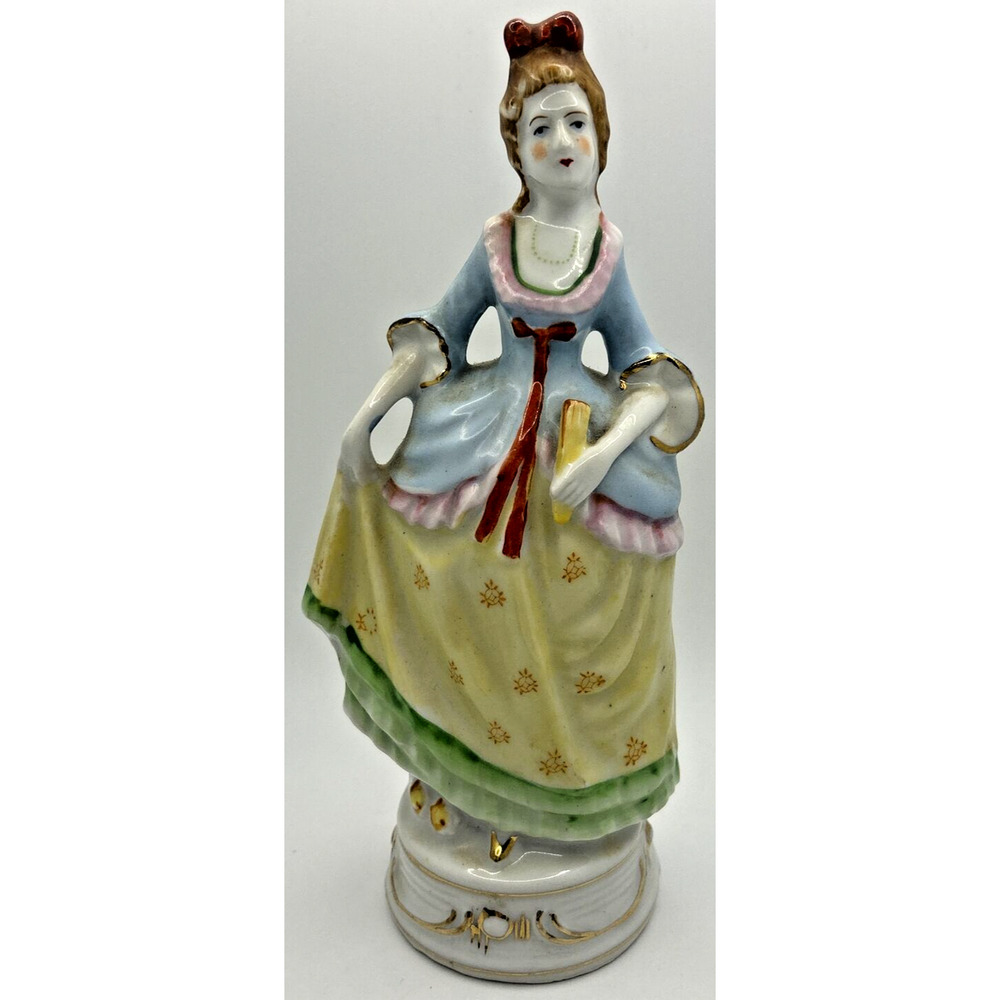 Vintage Japanese Made Woman Figurine Porcelain 8" SKU U231